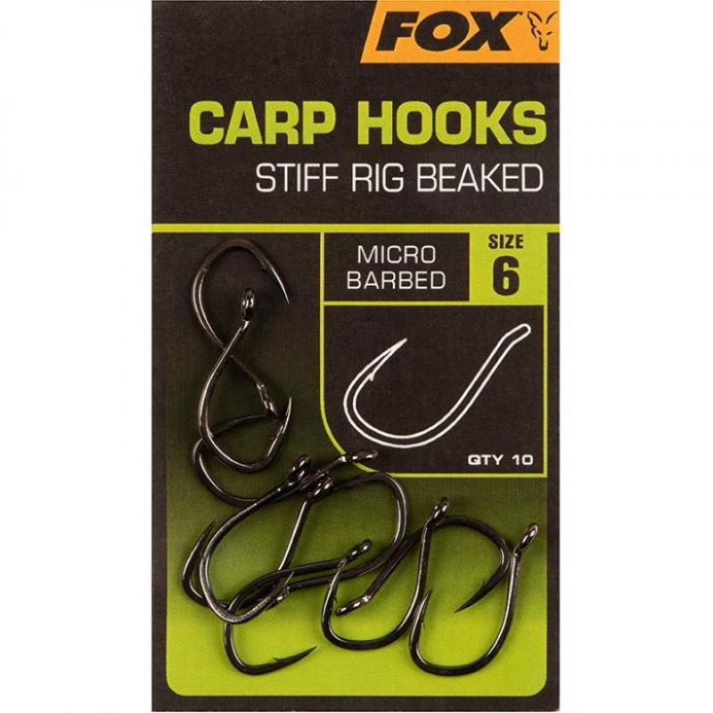 FOX Carp Hooks Stiff Rig Beaked