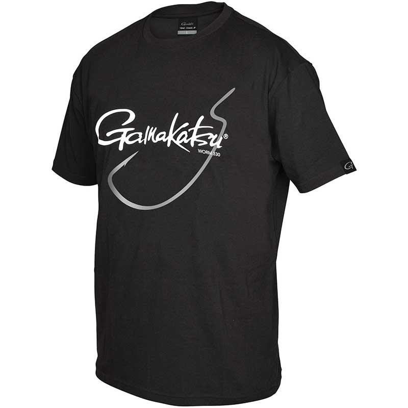 Gamakatsu T-Shirt Worm 330 Black