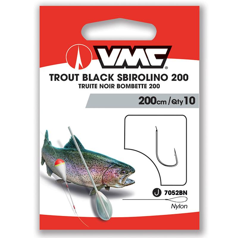 VMC Trout Black Sbirolino 200 cm 7052 #10