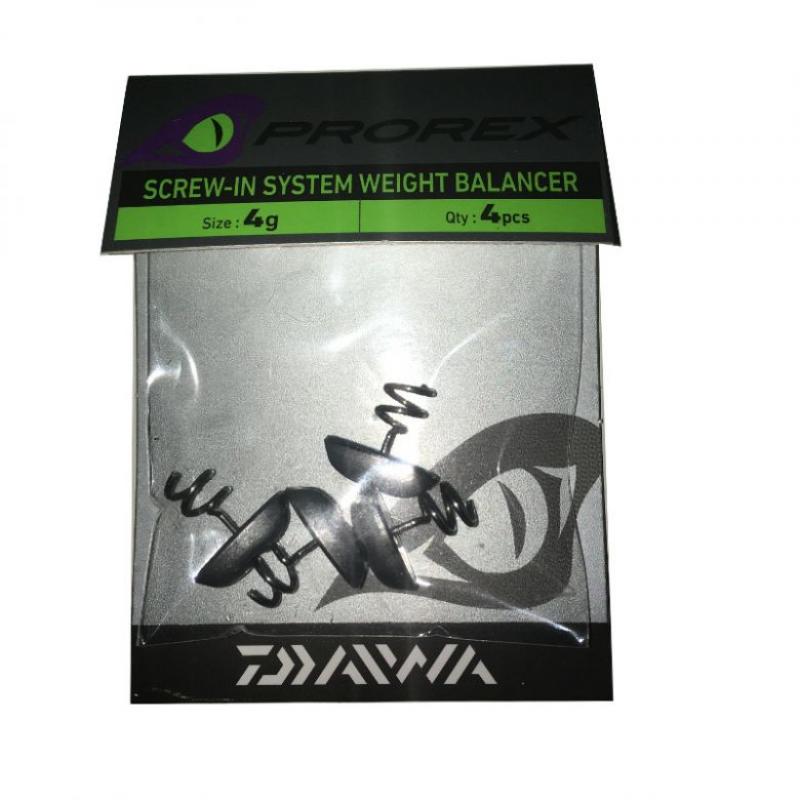 DAIWA Prorex Screw-In Weight Balancer - 6 g