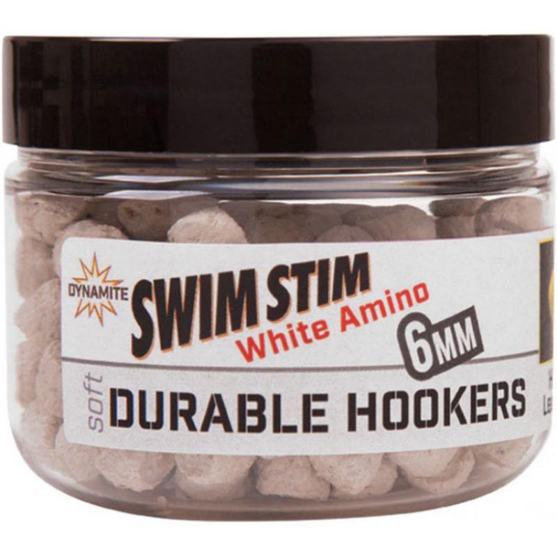 Dynamite Baits Durable Hook Pellet 6 mm White Amino Tubs