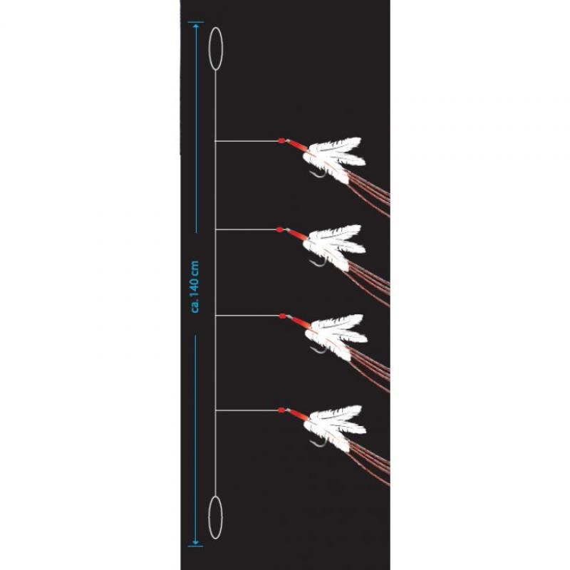 Aquantic Makrele 4 Gr. 2/0