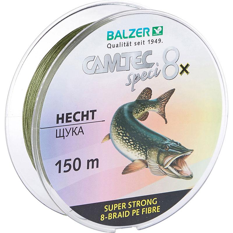 Balzer Camtec Speci 8x Hecht 0,18 mm 150 m 12,0 kg Dunkelgrün