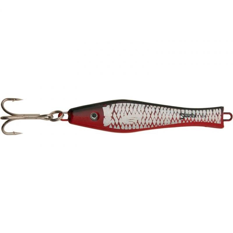 Aquantic 3D Holo Pilker 70 g Schwarz/Rot