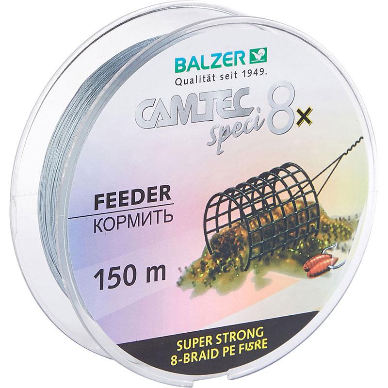Balzer Camtec Speci 8x Feeder 0,12 mm 150 m 9,0 kg Dunkelgrau