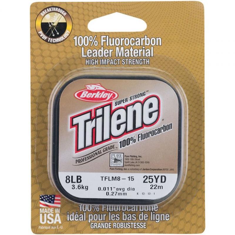 Berkley Trilene 100% Fluoro Carbon Leader 25 m 0,25 mm 4,9 kg