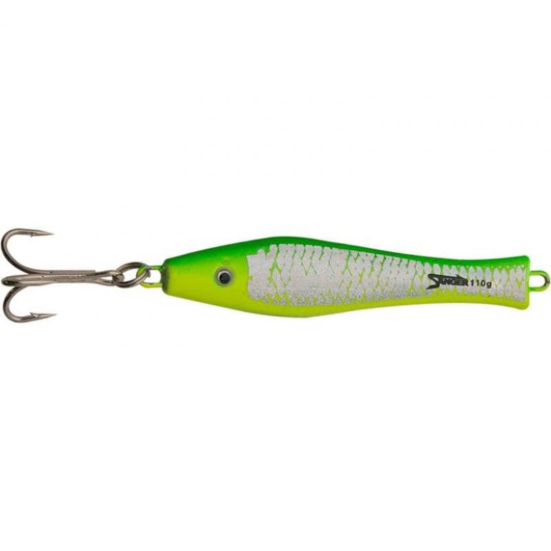 Aquantic 3D Holo Pilker 125 g Grün/Gelb