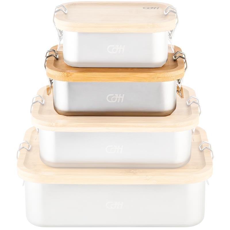 CJH Edelstahl Lunch Box M