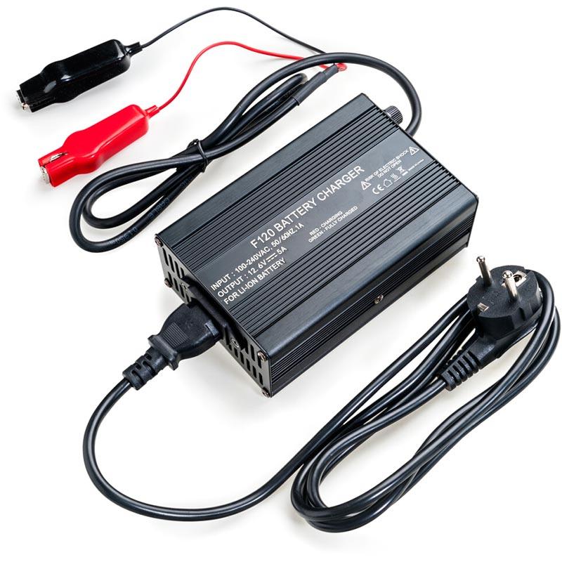 Mivardi M-CELL Lithium Batterie 12 V 18 AH inkl. 5 A Ladegerät