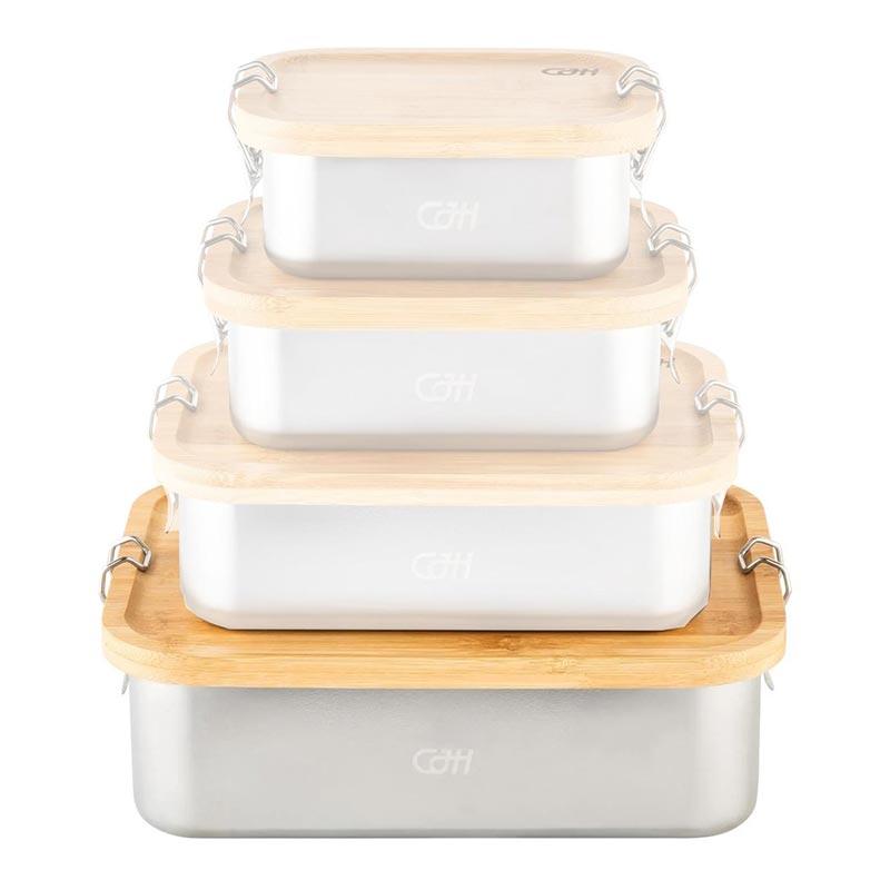 CJH Edelstahl Lunch Box XL