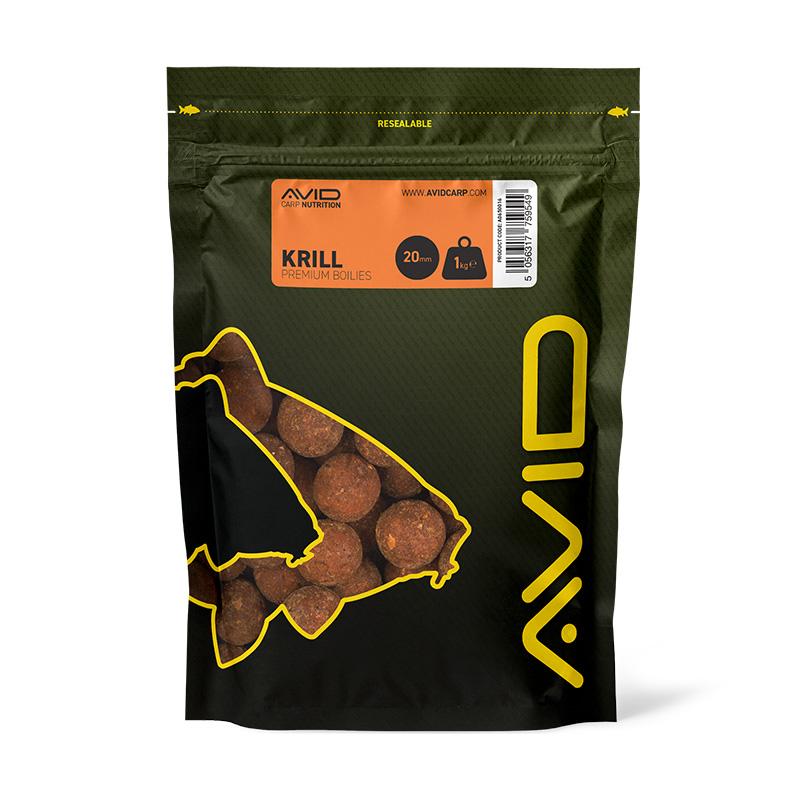 Avid Carp Krill Boilies 1 kg 20 mm