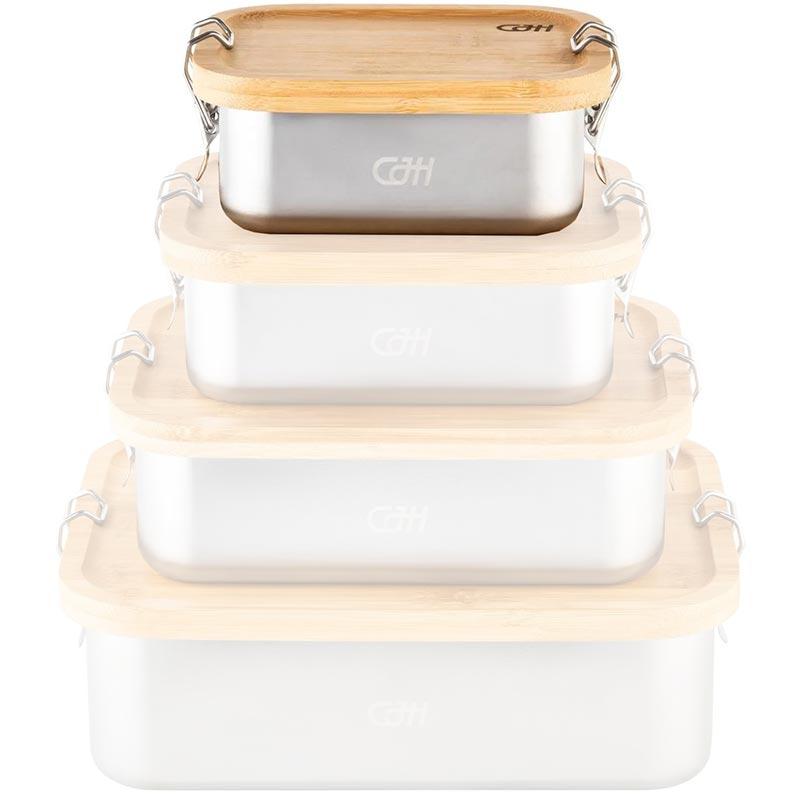 CJH Edelstahl Lunch Box S